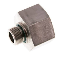 G 3/4'' x G 1 1/4'' M/F Stainless steel Reducing Adapter 400 Bar - Hydraulic