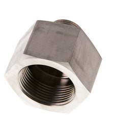 G 3/4'' x G 1 1/4'' M/F Stainless steel Reducing Adapter 400 Bar - Hydraulic