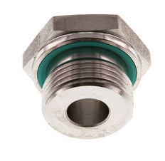G 1'' x G 3/8'' M/F Stainless steel Reducing Adapter 400 Bar - Hydraulic