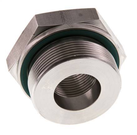 G 2'' x G 1'' M/F Stainless steel Reducing Adapter 250 Bar - Hydraulic