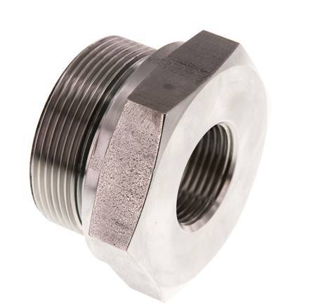 G 2'' x G 1'' M/F Stainless steel Reducing Adapter 250 Bar - Hydraulic
