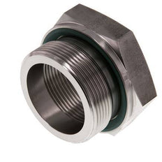 G 2'' x G 1 1/2'' M/F Stainless steel Reducing Adapter 250 Bar - Hydraulic