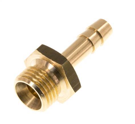 G 1/4'' Male x 6mm Brass Hose barb 16 Bar [5 Pieces]