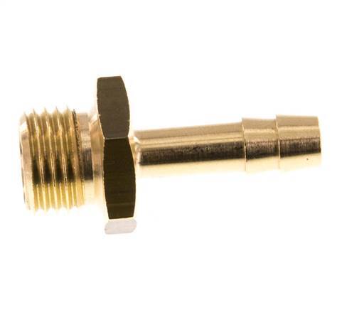 G 1/4'' Male x 6mm Brass Hose barb 16 Bar [5 Pieces]
