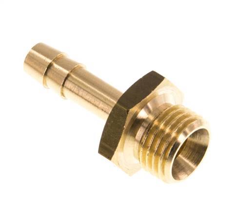 G 1/4'' Male x 6mm Brass Hose barb 16 Bar [5 Pieces]