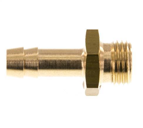 G 1/4'' Male x 8mm Brass Hose barb 16 Bar [5 Pieces]