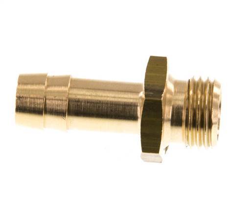 G 1/4'' Male x 9mm Brass Hose barb 16 Bar [5 Pieces]