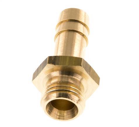 G 1/4'' Male x 9mm Brass Hose barb 16 Bar [5 Pieces]