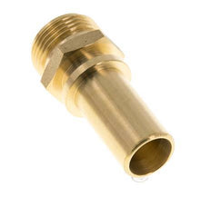 G 3/4'' Male x 19mm Brass Hose barb with Safety Collar DIN 2817