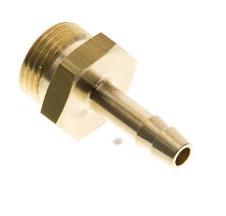 G 3/8'' Male x 6mm Brass Hose barb 16 Bar [5 Pieces]