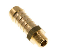 M8x0.75 Male x 9mm Brass Hose barb 16 Bar [5 Pieces]