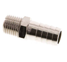R 1/4'' Male x 12mm Nickel plated Brass Hose barb 16 Bar [5 Pieces]