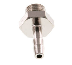 G 1/8'' Male x 4mm Nickel plated Brass Hose barb 16 Bar [5 Pieces]