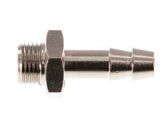 G 1/8'' Male x 6mm Nickel plated Brass Hose barb 16 Bar [5 Pieces]