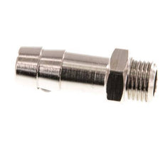 G 1/8'' Male x 9mm Nickel plated Brass Hose barb 16 Bar [5 Pieces]