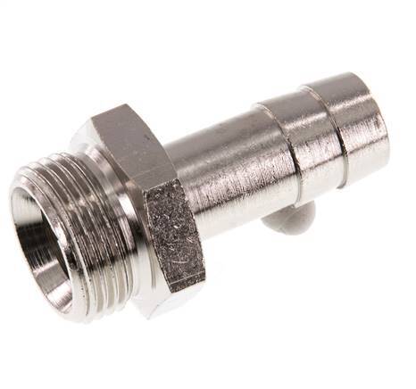 G 3/4'' Male x 16mm Nickel plated Brass Hose barb 16 Bar