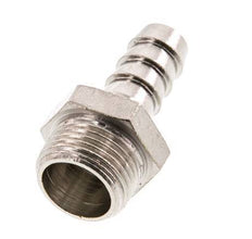 G 3/8'' Male x 9mm Nickel plated Brass Hose barb 16 Bar [5 Pieces]