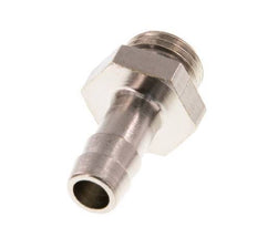 G 1/4'' Male x 8mm Nickel plated Brass Hose barb with NBR Seal 30 Bar [5 Pieces]