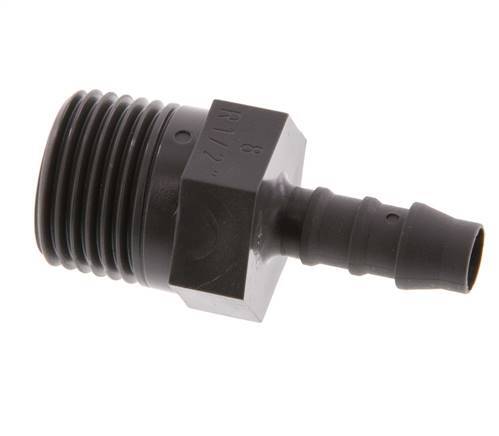 R 1/2'' Male x 8mm PA 6 Hose barb 10 Bar [5 Pieces]