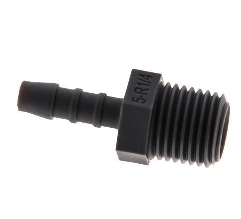 R 1/4'' Male x 5mm PA 6 Hose barb 10 Bar [5 Pieces]