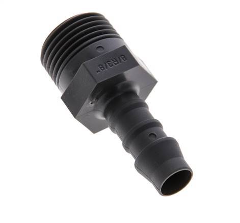 R 3/8'' Male x 8mm PA 6 Hose barb 10 Bar [10 Pieces]