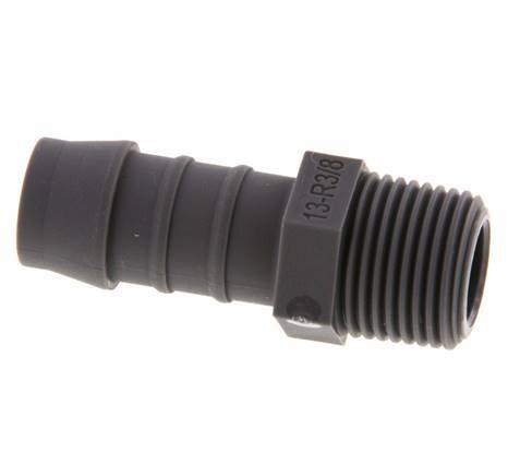 R 3/8'' Male x 13mm PA 6 Hose barb 10 Bar [10 Pieces]