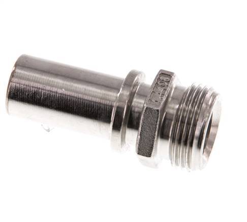 G 3/4'' Male x 19mm Stainless steel Hose barb with Safety Collar DIN 2817