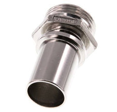 G 1'' Male x 25mm Stainless steel Hose barb with Safety Collar DIN 2817