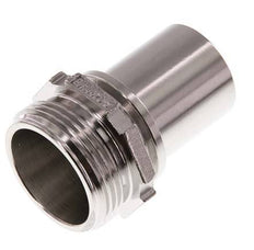 G 1 1/4'' Male x 32mm Stainless steel Hose barb with Safety Collar DIN 2817
