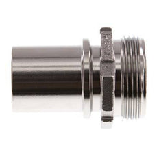 G 1 1/4'' Male x 32mm Stainless steel Hose barb with Safety Collar DIN 2817