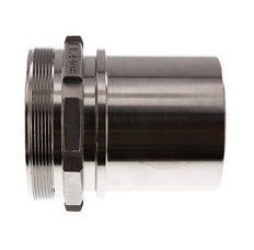 G 4'' Male x 100mm Stainless steel Hose barb with Safety Collar DIN 2817