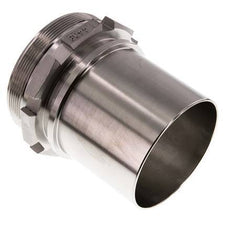 G 4'' Male x 100mm Stainless steel Hose barb with Safety Collar DIN 2817