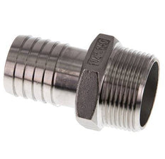R 1 1/4'' Male x 32mm Stainless steel Hose barb 16 Bar