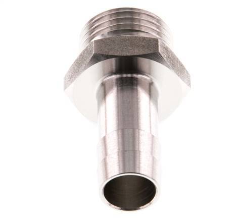 G 1/2'' Male x 13mm Stainless steel Hose barb 40 Bar