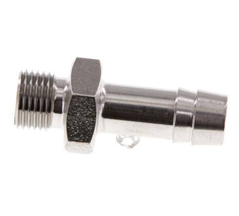 G 1/8'' Male x 8mm Stainless steel Hose barb 40 Bar