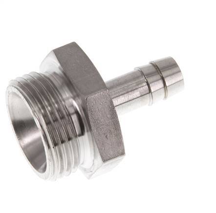 G 3/4'' Male x 9mm Stainless steel Hose barb 40 Bar