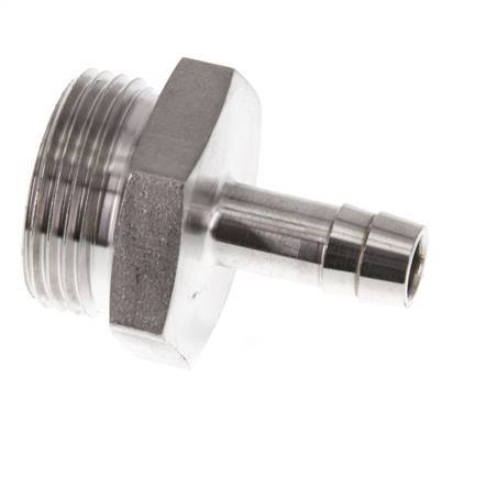G 3/4'' Male x 9mm Stainless steel Hose barb 40 Bar