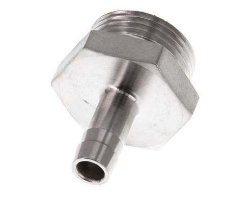 G 3/4'' Male x 9mm Stainless steel Hose barb 40 Bar