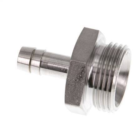 G 3/4'' Male x 9mm Stainless steel Hose barb 40 Bar