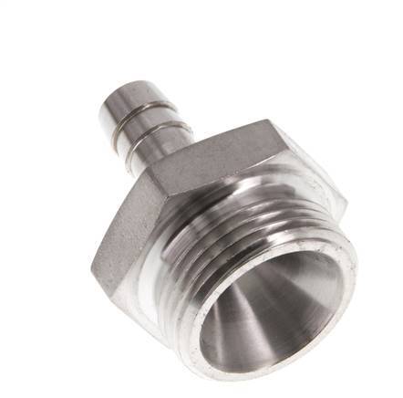 G 3/4'' Male x 9mm Stainless steel Hose barb 40 Bar