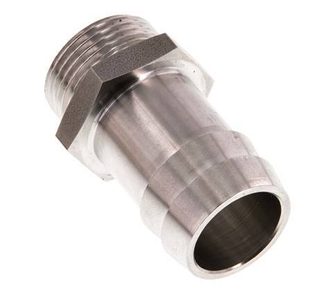 G 3/4'' Male x 25mm Stainless steel Hose barb 40 Bar