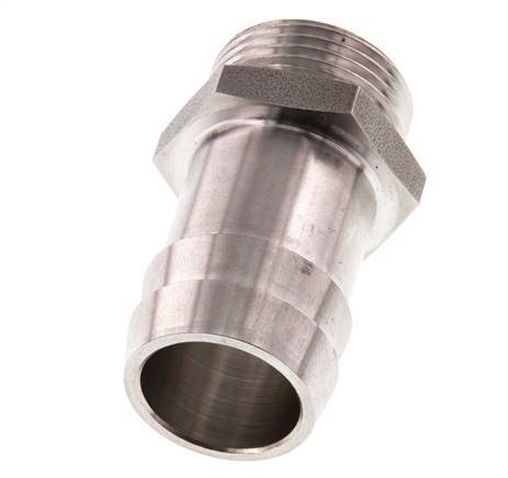 G 3/4'' Male x 25mm Stainless steel Hose barb 40 Bar
