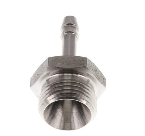G 3/8'' Male x 4mm Stainless steel Hose barb 40 Bar