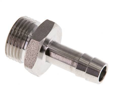 G 3/8'' Male x 8mm Stainless steel Hose barb 40 Bar