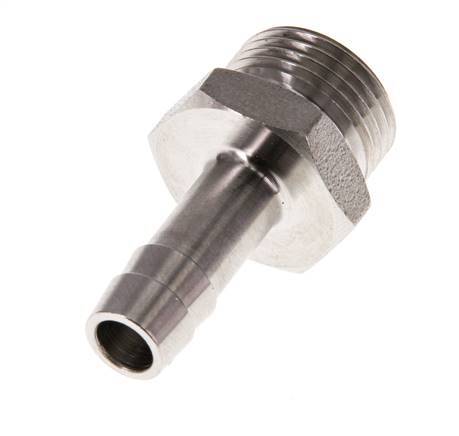 G 3/8'' Male x 8mm Stainless steel Hose barb 40 Bar