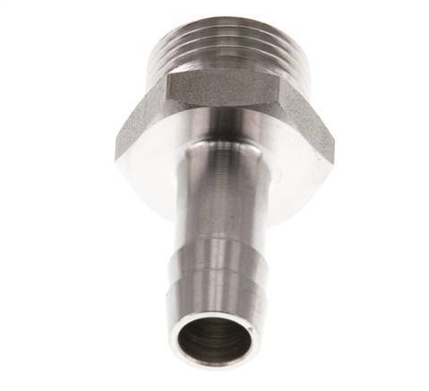 G 3/8'' Male x 9mm Stainless steel Hose barb 40 Bar