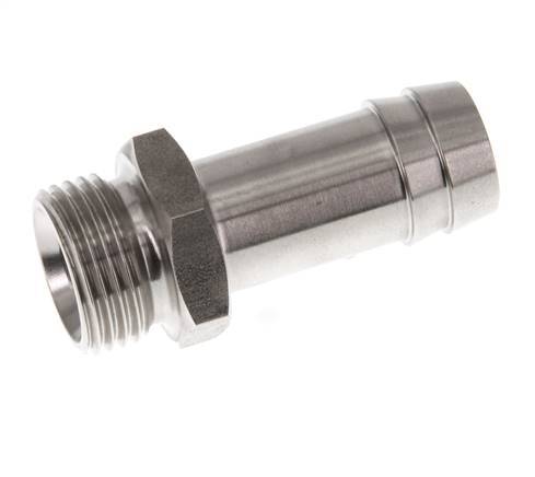 G 3/8'' Male x 13mm Stainless steel Hose barb 40 Bar