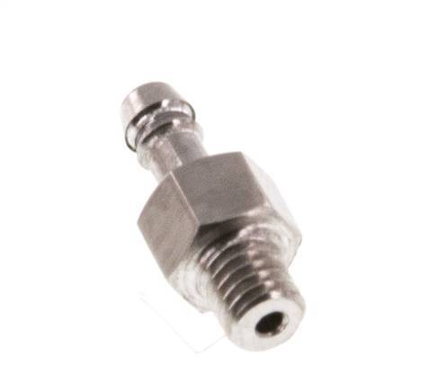 M3 Male x 2mm Stainless steel Hose barb 40 Bar