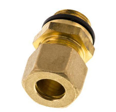 G 3/8'' Male x 12mm Brass Straight Compression Fitting with PA Seal 75 Bar DIN EN 1254-2