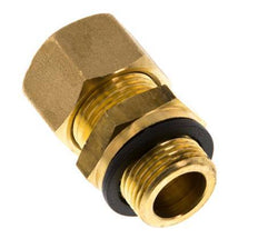 G 3/8'' Male x 12mm Brass Straight Compression Fitting with PA Seal 75 Bar DIN EN 1254-2